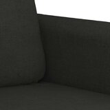  3-dijelni set sofa s jastucima crni od tkanine | shoptok.hr