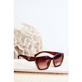 Boto Women's Classic Sunglasses with Gold Details UV400 Brown | Shoptok.si