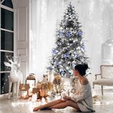  Božićne lampice s flash efektom – 1000 LED - hladno bijela + plavo bljeskanje | shoptok.hr
