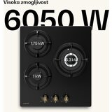 Klarstein Victoria plinska kuhalna plošča | 3 aluminijasti gorilniki | združljiva z zemeljskim plinom in utekočinjenim naftnim plinom | 6050 W | 45 cm | Shoptok.si