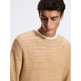Reserved Rupičasti džemper - toplomaslinasto | shoptok.hr