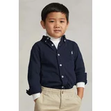 Polo Ralph Lauren Otroška bombažna srajca mornarsko modra barva, 322914506001
