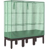  Povišena gredica s pokrovom za staklenik 120 x 40 x 140 cm | shoptok.hr