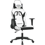  The Living Store Gaming stol bela in črna umetno usnje - Gaming Stol, (21497552) | Shoptok.si