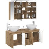  Set ormarića za kupaonicu 4 kom. Hrast artisan | shoptok.hr