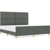vidaXL Krevet Tamnosivi 180x200 cm Tkanina | shoptok.hr