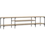 The Living Store TV omarica sonoma hrast 201x35x45 cm inženirski les in železo - TV Omarica, (21624957) | Shoptok.si
