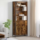  Visoki ormari Dimni hrast 79 x 36 x 200 cm Konstruirano drvo | shoptok.hr