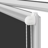 vidaXL rolo zatemnjena črna 110x130cm tkanina širina 105,7cm poliester | Shoptok.si
