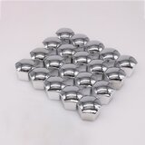 INF Set sivih zaščitnih pokrovčkov - 20 pokrovčkov + črna sponka 17 mm, (22103846) | Shoptok.si