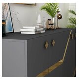 Hanah home iris - anthracite, gold anthracitegold console | ePonuda.com