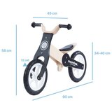 Moovkee drveni bicikl 2u1 Jane sweet black | shoptok.hr