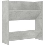  Zidni ormarići za cipele 2 kom boja betona 60x18x60 cm drveni | shoptok.hr