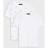 Sinsay Rebraste majice s viskozom 2 pack | shoptok.hr