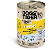Dogs'n Tiger Varčno pakiranje gurmanski meni 12 x 400 g - Piščanec z lososom | Shoptok.si