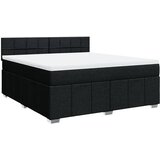 Maison Chic Box spring postelja - Vzmetna postelja z vzmetnico črna 180x200 cm blago SL18026, (21884155) | Shoptok.si