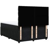  Krevet s oprugama i madracem crni 160x200 cm baršunasti | shoptok.hr