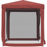  za zabave s 4 mrežasta bočna zida crveni 2 x 2 m HDPE | Eponuda.com