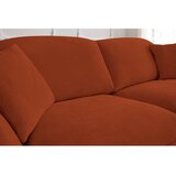 Bobochic Paris Narančasta sklopiva sofa 235 cm Cezanne – | shoptok.hr