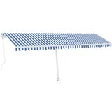  Automatska tenda sa senzorom LED 600 x 300 cm plavo-bijela | shoptok.hr