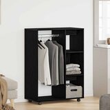 vidaXL Ormar crni hrast 80x40x110 cm Inženirsko drvo Cijene