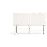 Teulat Bež/kremno bela nizka komoda z drsnimi vrati 140x91 cm Nube – | Shoptok.si
