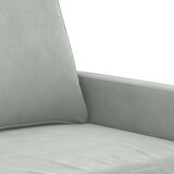  Fotelj svetlo siv 60 cm žamet | Shoptok.si