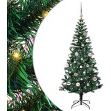 vidaXL Umjetna preddekorirana božićna jelka med 150 LED Zelena 150 cm | Shoptok.si