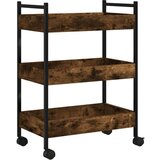  Kolica boja hrasta 50 x 30 x 70 cm konstruirano drvo | shoptok.hr