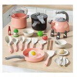 KITCHEN Set Pots Cooking Accessories Food Pink 32 pcs. | shoptok.hr