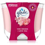 Glade Romantic I Love You dišeča sveča 224 g | Shoptok.si
