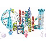 Lean_Toys Žareča krogla, diapozitiv, magnetne kocke, panoramsko kolo dvigala, 129 elementov | Shoptok.si