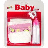 Baby Pacifier Bottle Nappies Play Set | Shoptok.si