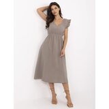 Italy Moda Dress-MI-SK-122126.77-dark beige | shoptok.hr