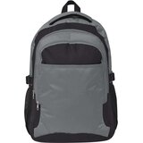 vidaXL Šolski nahrbtnik 40 L črne in sive barve, (21299701) | Shoptok.si