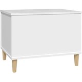 Klubska mizica bela 60x44,5x45 cm inženirski les | Shoptok.si