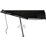  Samostojeća tenda na ručno uvlačenje 400 x 350 cm antracit | shoptok.hr