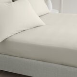 Bianca Bež plahta s gumom od pamučnog perkala 185x200 cm Cotton Percale – | shoptok.hr