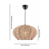 Opviq luster jute ellipse | ePonuda.com