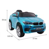  Licencirani auto na akumulator BMW X6M - plavi/lakirani | shoptok.hr