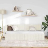 vidaXL kutni okvir kreveta s uzglavljem krema 80 x 200 cm baršun | shoptok.hr