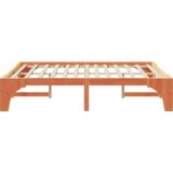 Konstrukcija postelje Rjava 150 x 200 cm Masivno borovo les, (5000127108) | Shoptok.si