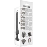BaseCock Vibrator Realistic Bendable Black 18,5 Cm | Shoptok.si