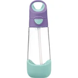 Bottle with Straw steklenička s slamico Lilac Pop 450 ml