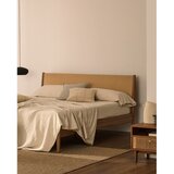 Kave Home Temno rjava zakonska postelja z letvenim dnom 160x200 cm Elan – | Shoptok.si