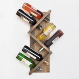 Hanah home Icki005 Walnut Wooden Wine Rack | ePonuda.com