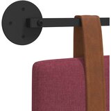  Držeće uzglavlje Zidne Vinska crvena 130 x 55 x 5 cm Antikni PU | shoptok.hr