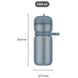 Mepal Antracitno siva plastična steklenica za vodo 600 ml Active – | Shoptok.si