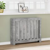 vidaXL Pokrov za radiator betonsko siv 104x20x82 cm inženirski les Cene