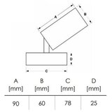 SPOT svetiljka DEZ 1xGU10/30W/230V crna | Eponuda.com